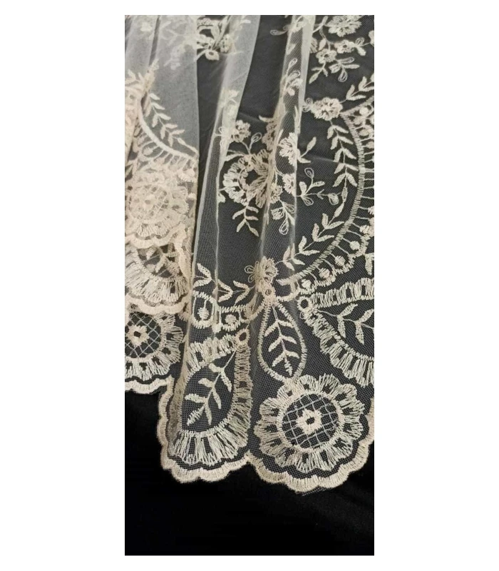 Mantilla Española Marfil 61240 100X220 Cm