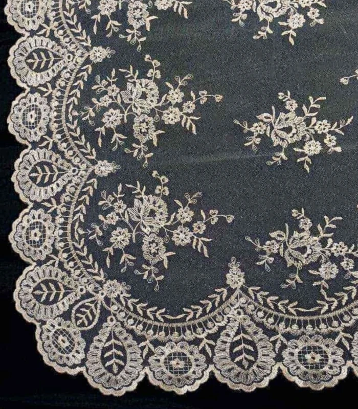 Mantilla Española Marfil 61240 100X220 Cm