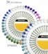 Alfileres de Colores Cabeza Plástico Perlada. Disco 40 Unidades