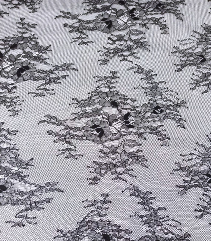 Mantilla 8035 Negra 120X220 cm