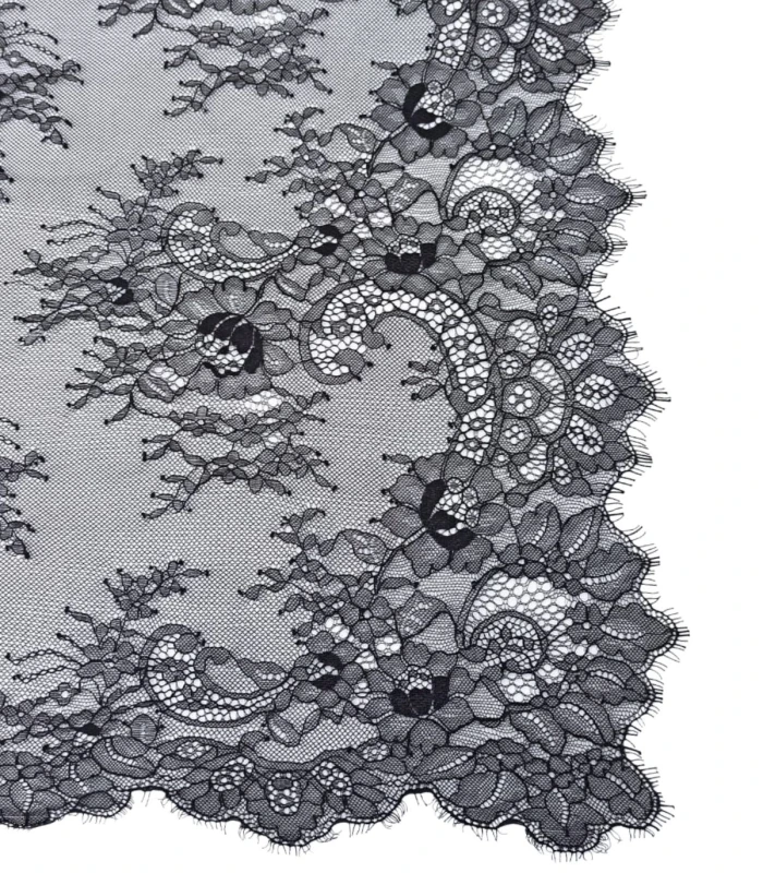 Mantilla 8035 Negra 120X220 cm
