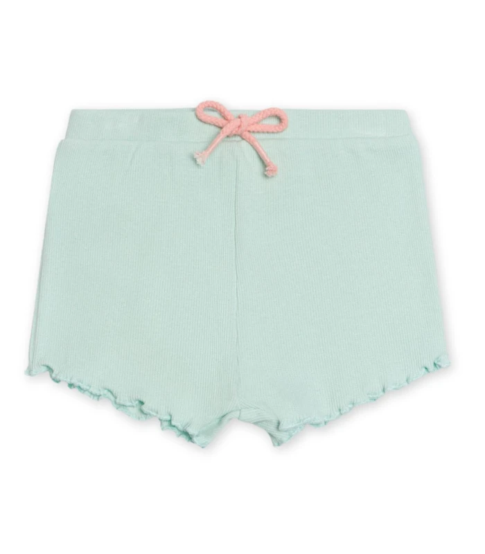 Conjunto Bebé Manga Corta Flores y Short 25415