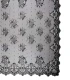 Mantilla 81961 Negra 100X220 cm