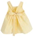 Vestido de Tirantes Niña Calamaro 21287 – Rayas Amarillas y Blancas