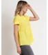 Camisa Fluida Manga Corta Mujer Cuello Mao Admas Lima