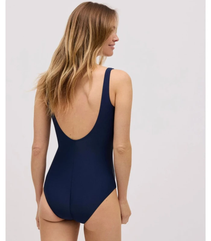 Bañador Moldeador Floral Marino Copa B Ysabel Mora 82965