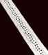 Entredós Bordado Suizo Blanco 100% Algodón – 23 mm Ancho