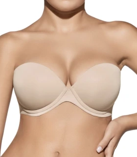 Sujetador Tania Selene Push Up Sin Tirantes