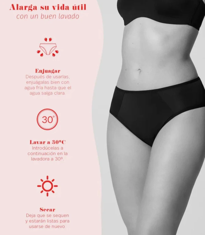 Braga Menstrual Mini Ysabel Mora | Absorbente, Antibacteriana y Cómoda