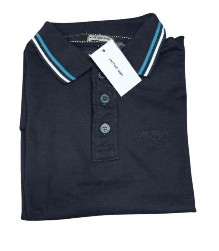 Polo Antonio Miró 19378 Manga Corta 100% Algodón