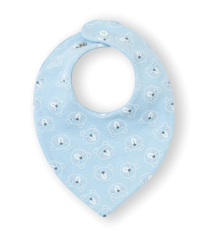 Babero Bandana Bebé Algodón Azul Yatsi 25200021