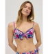 Bikini Piqué Floral Ysabel Mora Copa C con Relleno