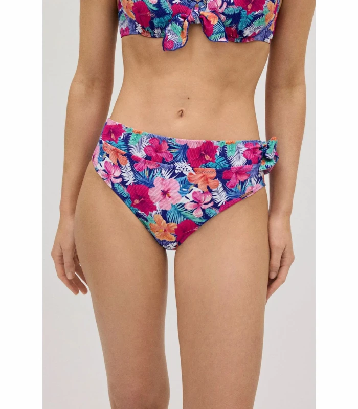 Bikini Piqué Floral Ysabel Mora Copa C con Relleno