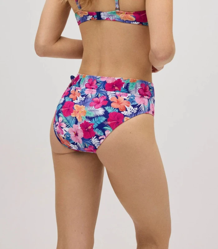 Bikini Piqué Floral Ysabel Mora Copa C con Relleno