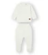 Conjunto Bebé Yatsi 25200607 Polaina y Jersey Tricot Crudo