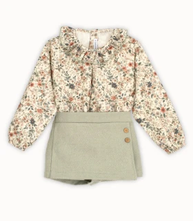 Conjunto Falda-Pantalón Niña Calamaro 11251 Bise