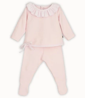 Conjunto de Polaina Bebé Calamaro 11170 Lebeche Rosa
