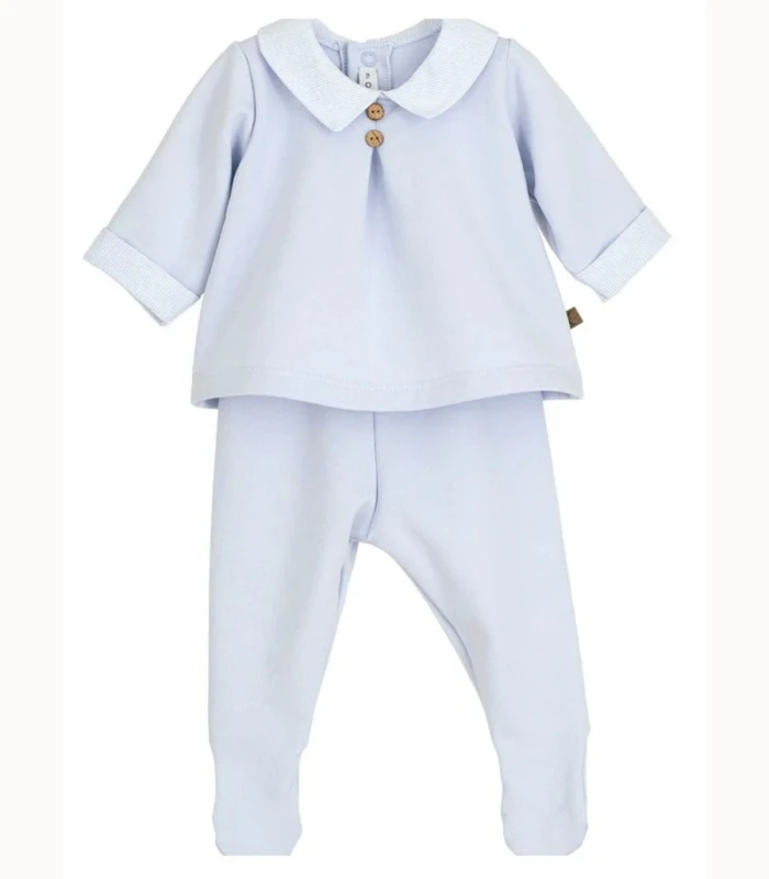 Conjunto Polaina Bebé Calamaro 11171 Lebeche Celeste