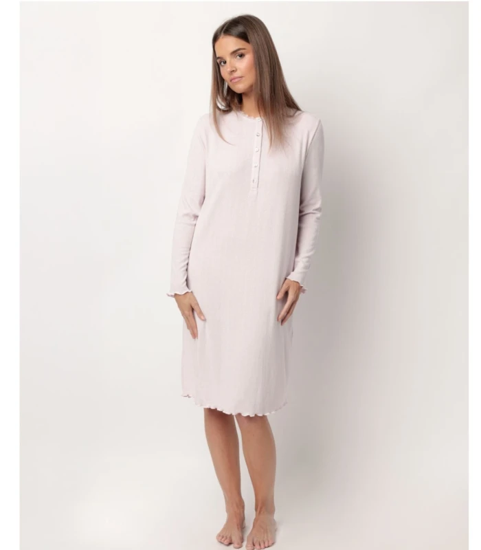 Camisón Manga Larga Admas Romantic Rosa
