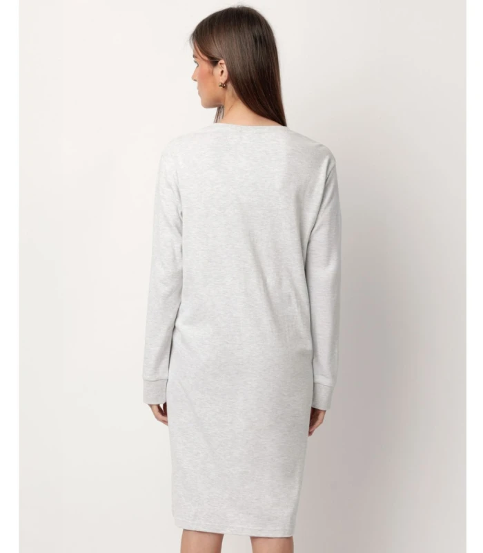 Camisón Manga Larga Admas Classic 61444 Gris