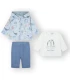 Conjunto Bebé Yatsy Baby Penguin 25201000 de 3 Piezas