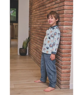 Pijama de Niño Coralina Estampado Animales Selva MUSLHER
