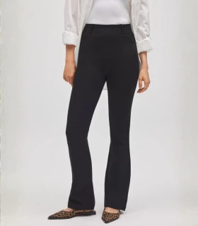Pantalón Elástico Moldeador flare negro Ysabel Mora 70438 de Tiro Super Alto Negro