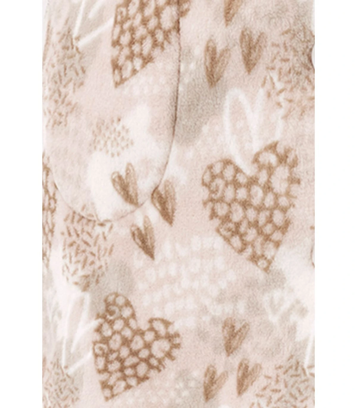 Manta Coralina Extra Suave Estampado Corazón PROMISE