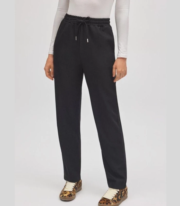Pantalón Ysabel Mora 70455 Cintura Ajustable Straight Negro