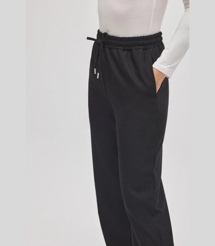 Pantalón Ysabel Mora 70455 Cintura Ajustable Straight Negro