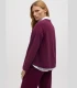 Jersey Ysabel Mora 70667 Cuello Redondo Burdeos