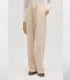 Pantalón Marfil de Tiro Alto 70676 Ysabel Mora | Cintura Ajustable y Cordón