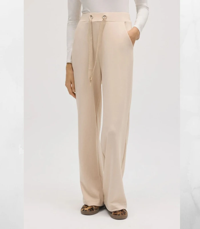 Pantalón Marfil de Tiro Alto 70676 Ysabel Mora | Cintura Ajustable y Cordón