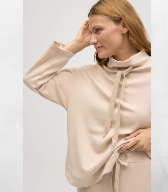 Pantalón Marfil de Tiro Alto 70676 Ysabel Mora | Cintura Ajustable y Cordón