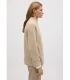 Jersey Cuello Perkins Efecto Pana Beige 70682 Ysabel Mora