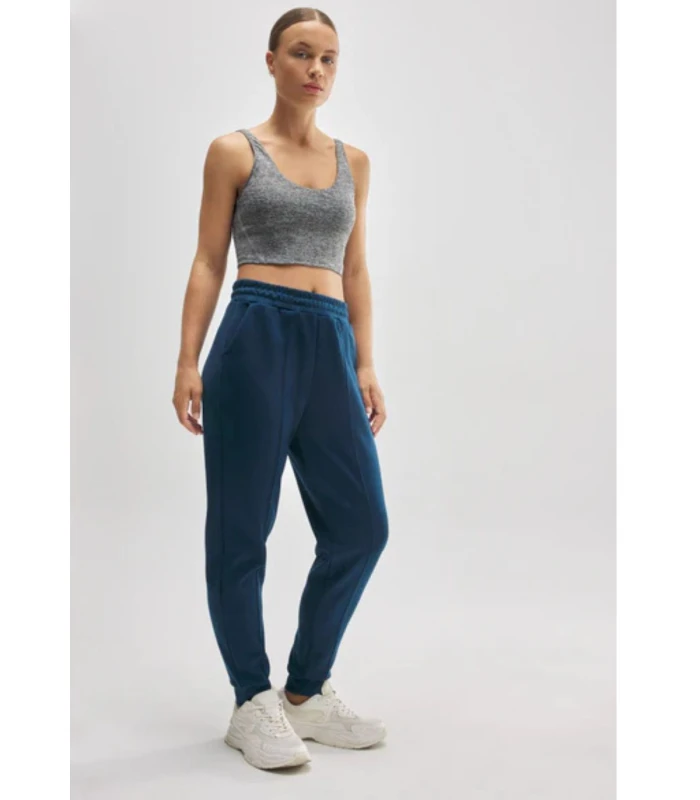 Pantalón Jogger Deportivo con Bolsillos Azul Marino 70940 Ysabel Mora