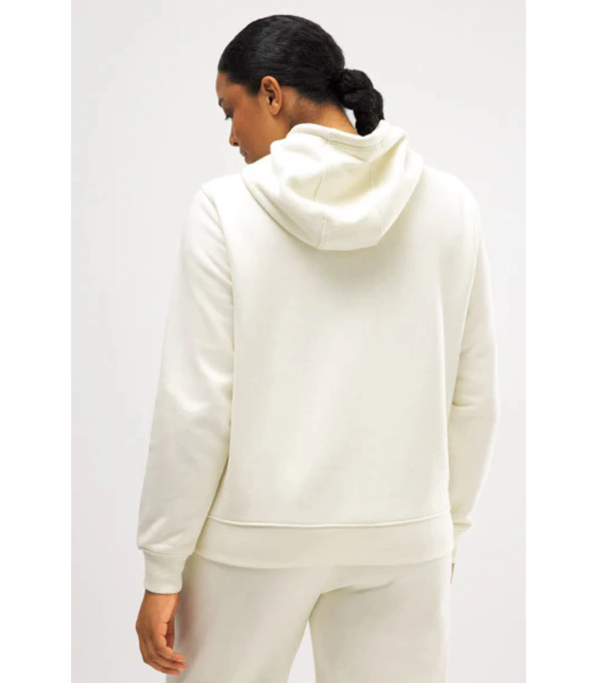Sudadera con Capucha Ajustable Marfil 70942 Ysabel Mora Interior Afelpado
