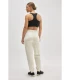 Pantalón Jogger Deportivo Afelpado Marfil 70943 Ysabel Mora Cintura Ajustable