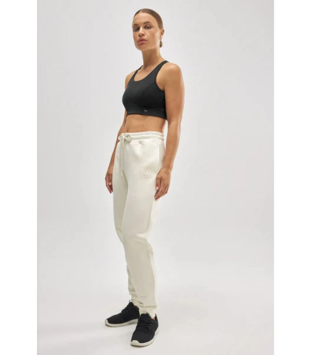 Pantalón Jogger Deportivo Afelpado Marfil 70943 Ysabel Mora Cintura Ajustable