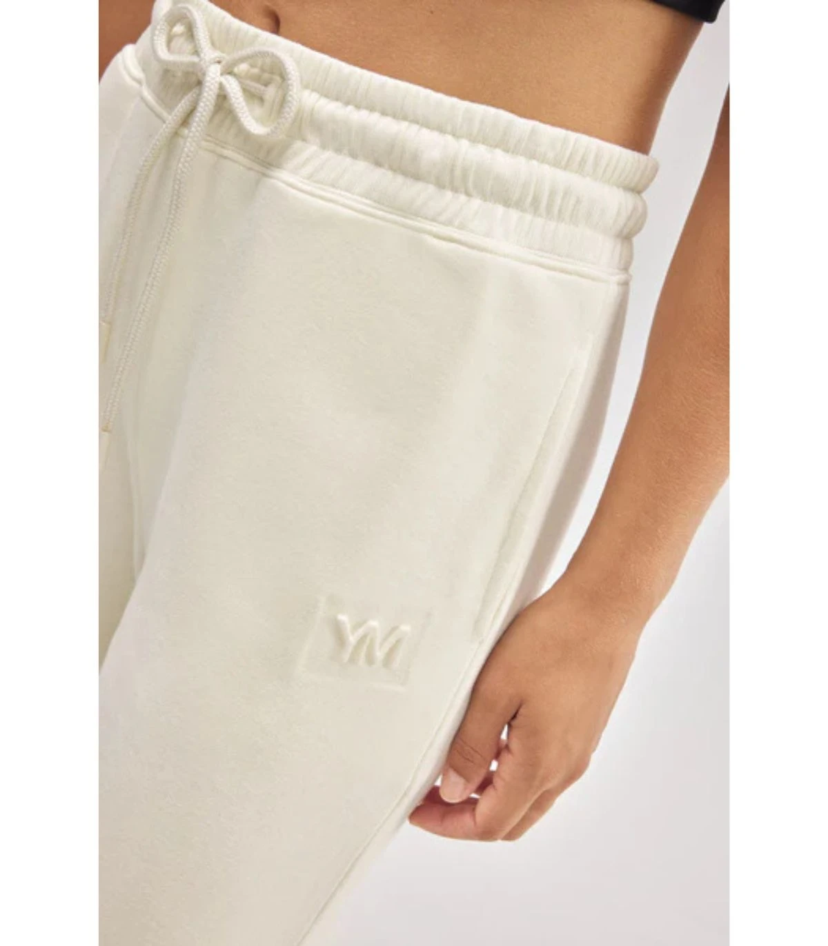 Pantalón Jogger Deportivo Afelpado Marfil 70943 Ysabel Mora Cintura Ajustable