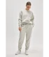 Pantalón Jogger Deportivo Afelpado Gris Claro 70943 Ysabel Mora Cintura Ajustable
