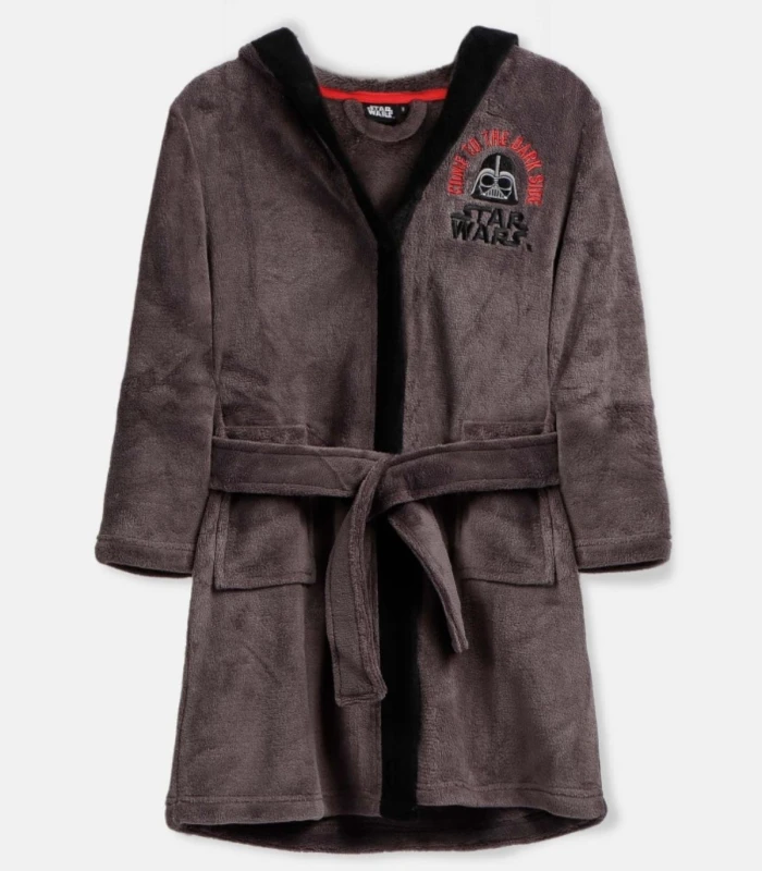 Bata Niño Calentita Star Wars Darth Vader con Capucha GRIS 67072