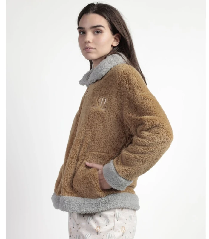 Chaqueta Casa Mujer Polar Calentita Corel Admas Camel 67257