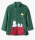 Bata Niña Polar Corel Snoopy Peanuts Cremallera VERDE 67272