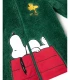 Bata Niña Polar Corel Snoopy Peanuts Cremallera VERDE 67272