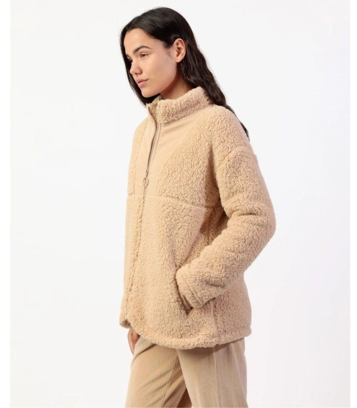 Chaqueta Casa Mujer Borreguito Polar Admas Home Cremallera BEIGE 67304