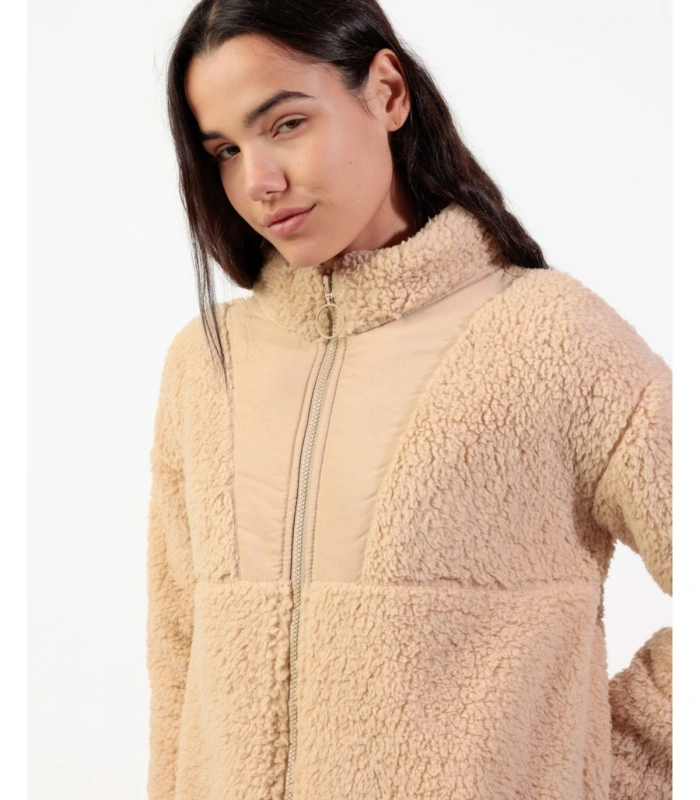 Chaqueta Casa Mujer Borreguito Polar Admas Home Cremallera BEIGE 67304