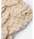 Manta Admas Doble Cara Terry Rabbit Beige 127x152 cm  Pelo Cuadros y Polar 69109
