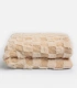 Manta Admas Doble Cara Terry Rabbit Beige 127x152 cm  Pelo Cuadros y Polar 69109