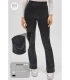 Pantalón Térmico Mujer Ysabel Mora Efecto Piel Mate Corte Flare Negro 70443